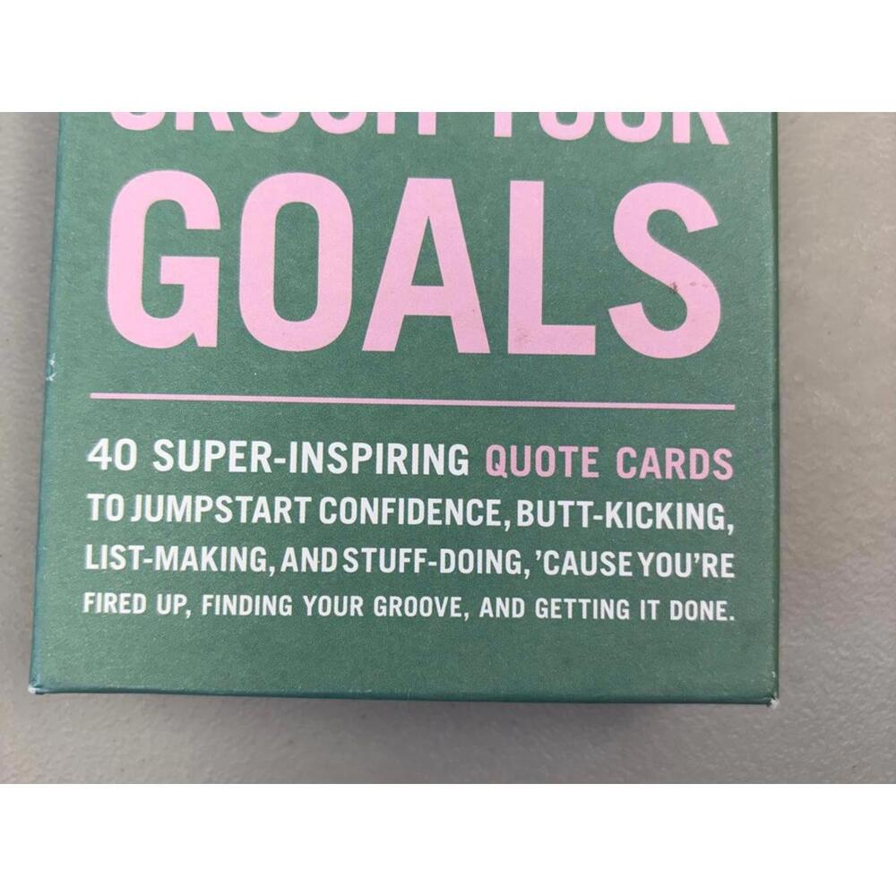 Crush Your Goals Inspirational Quote Cards